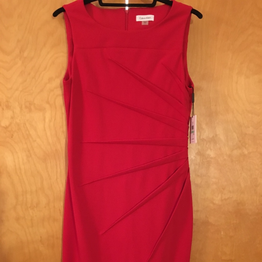 Calvin Klein Sunburst Sheath Dress